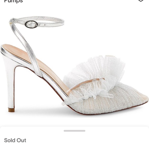 Andrea Wazen Tulle Pumps
